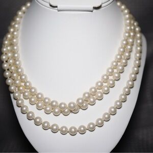 Long Pearl Necklace